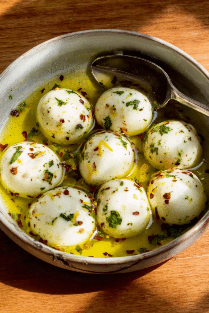 Pioneer Woman Marinated Mozzarella Balls Recipe