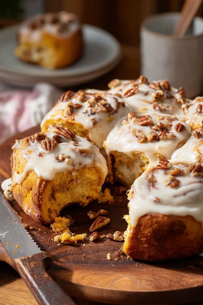 Pumpkin Spice Cinnamon Rolls Recipe