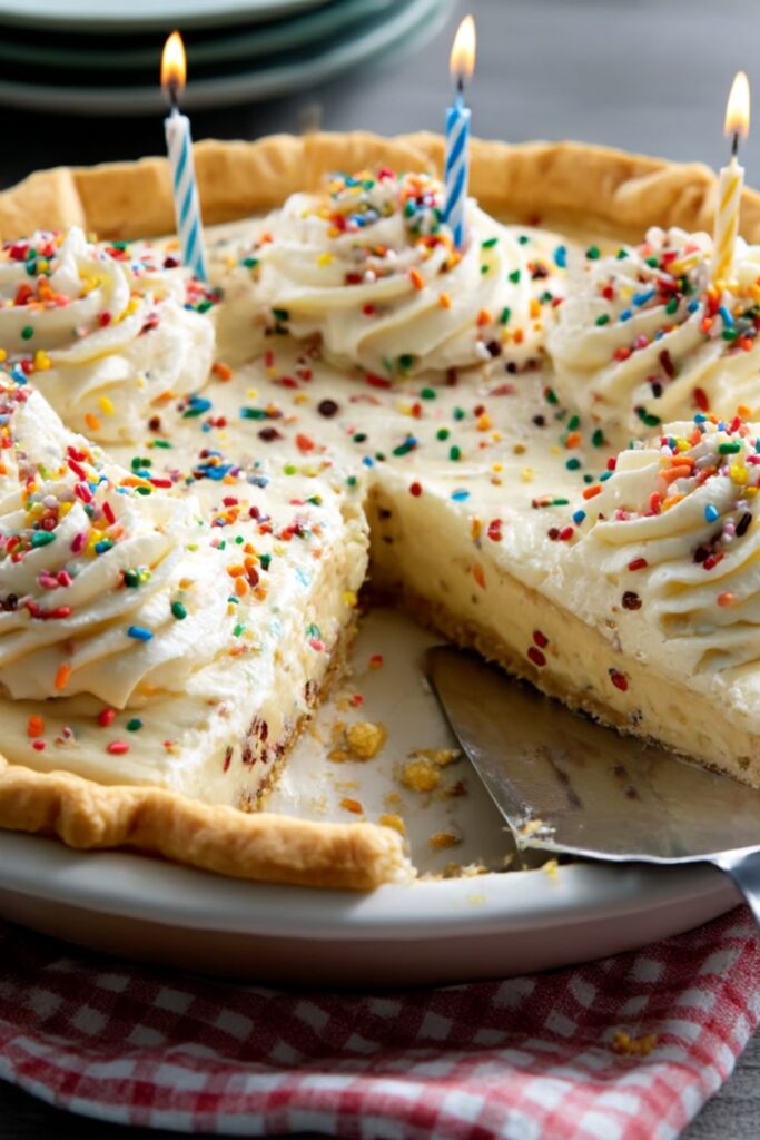 Birthday Cake Pie Recipe
