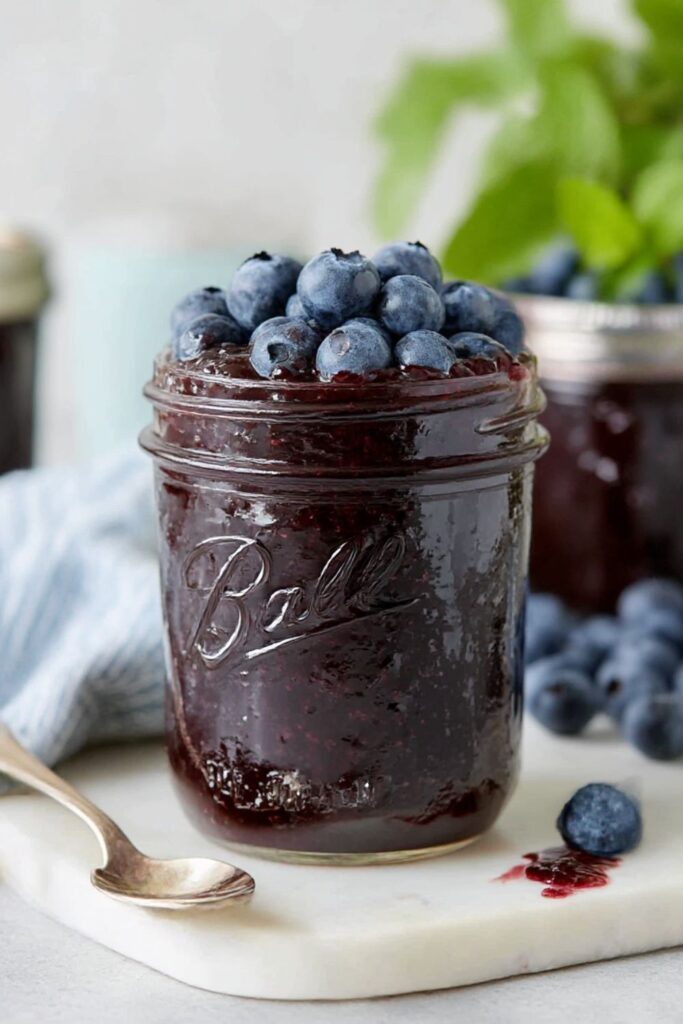 Blueberry Jam with Mint Recipe