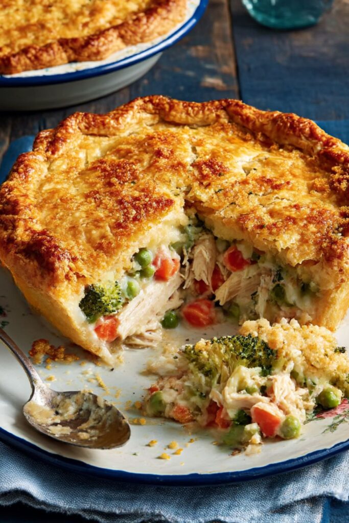 Chicken Pot Pie With Cheddar Crust Recipe