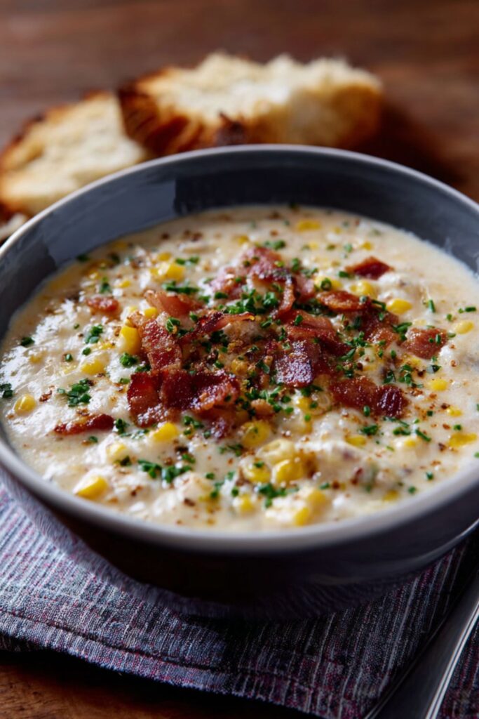 Corn Chowder with Chilies Recipe