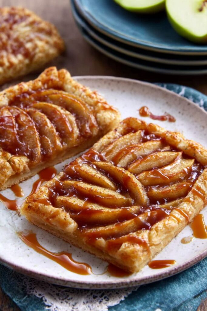 Easy Caramel Apple Puff Pastries Recipe