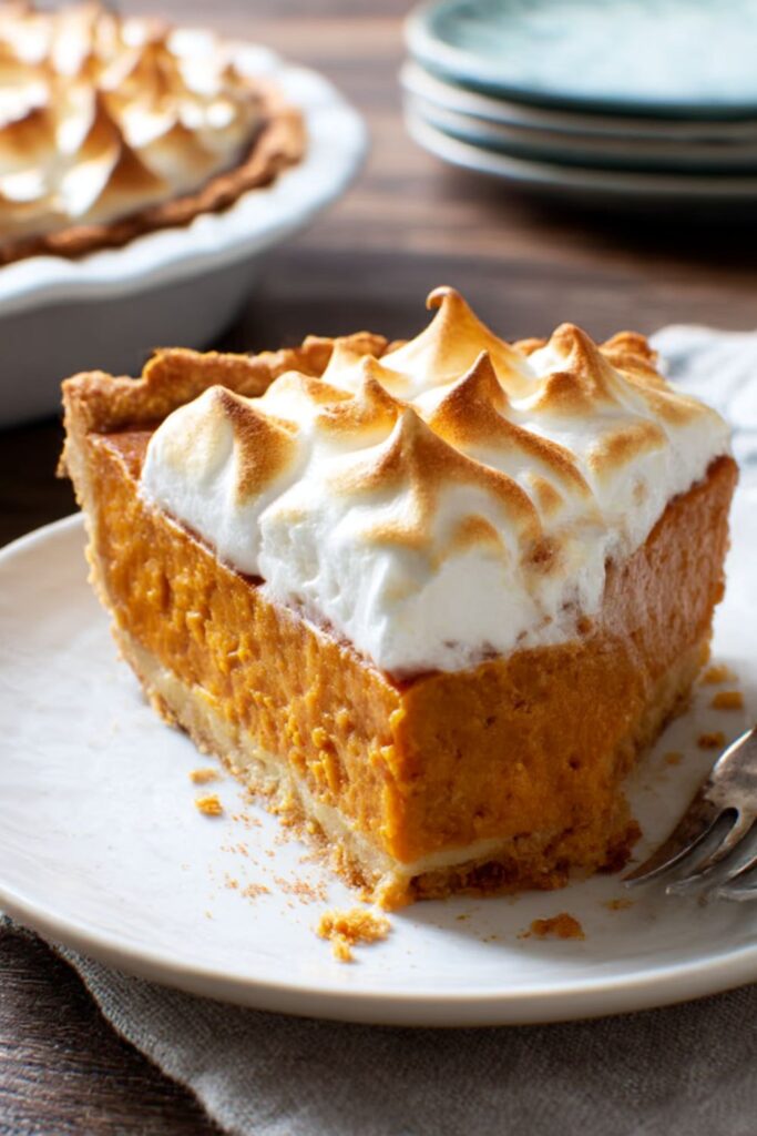 Sweet Potato Pie with Marshmallow Meringue Recipe