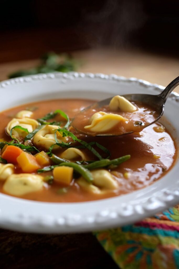 Veggie Tortellini Soup Recipe