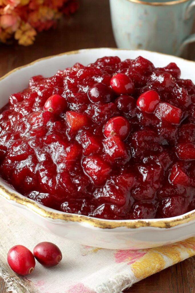 Apple Cranberry Sauce Recipe