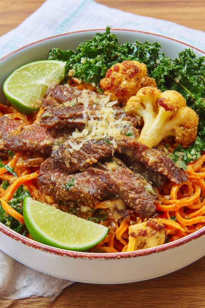 Beef Curry with Sweet Potato Noodles Recipe