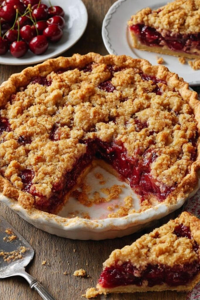 Cherry Crumb Pie Recipe
