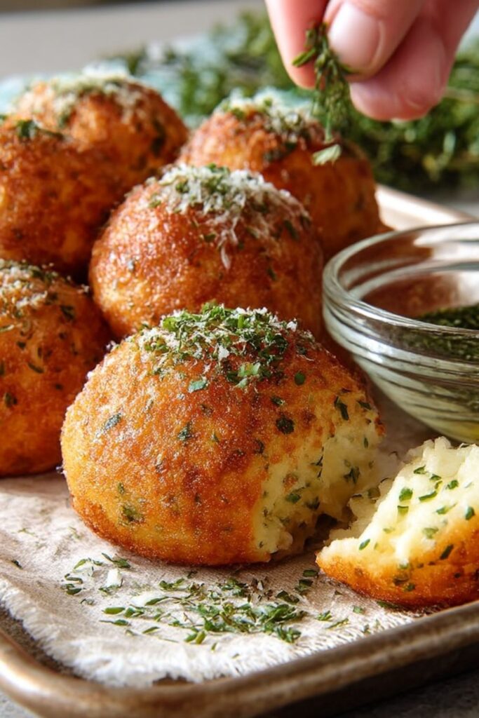 Fried Mashed Potato Balls Recipe