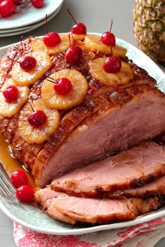 Ham with Cherry-Pineapple Glaze Recipe