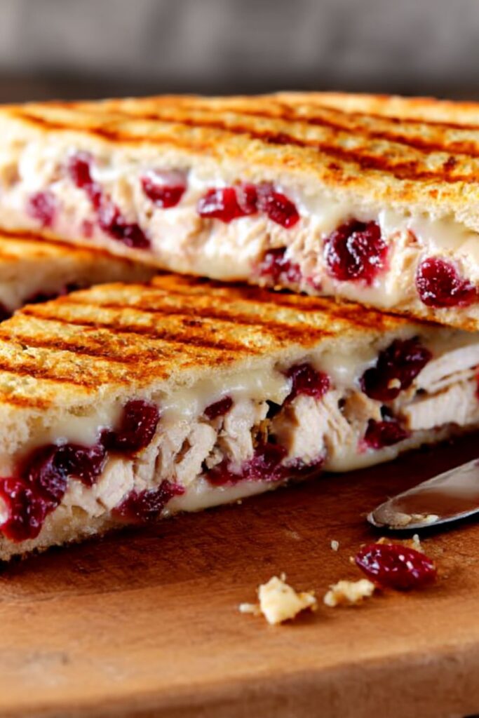 Leftover Turkey and Swiss Panini Recipe