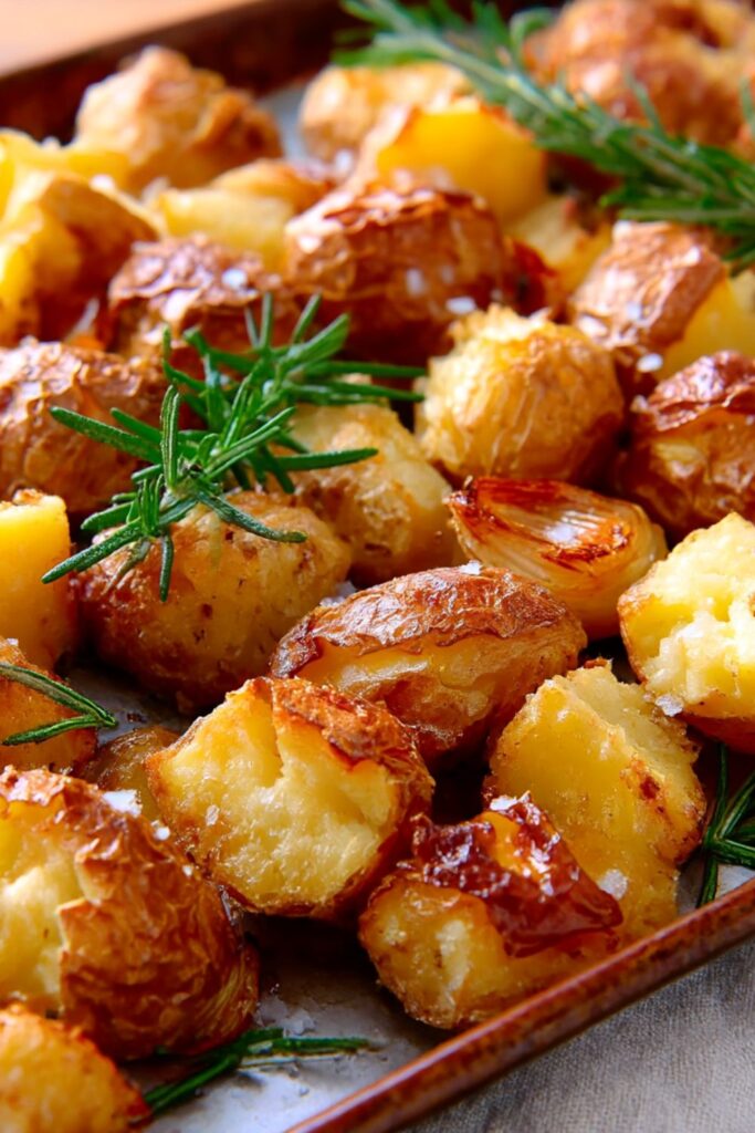 Rosemary Garlic Fried Potatoes Recipe