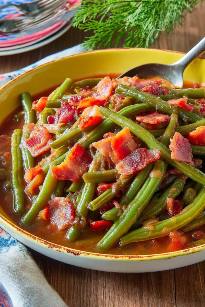 Slow Cooker Green Beans Recipe