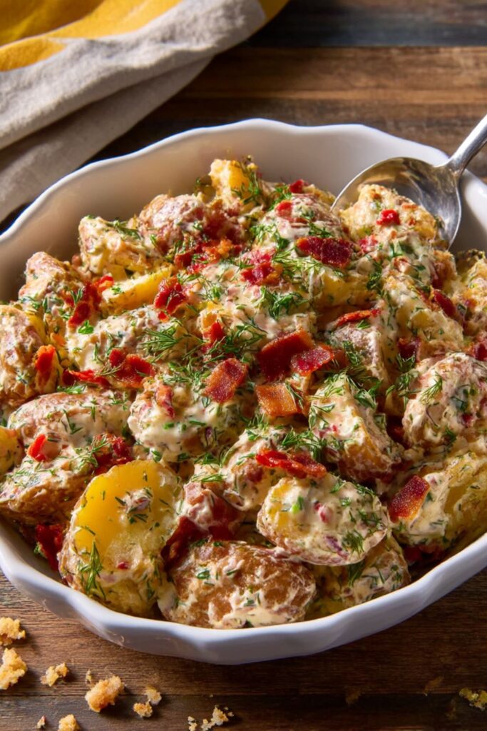 Smashed Potato Salad Recipe