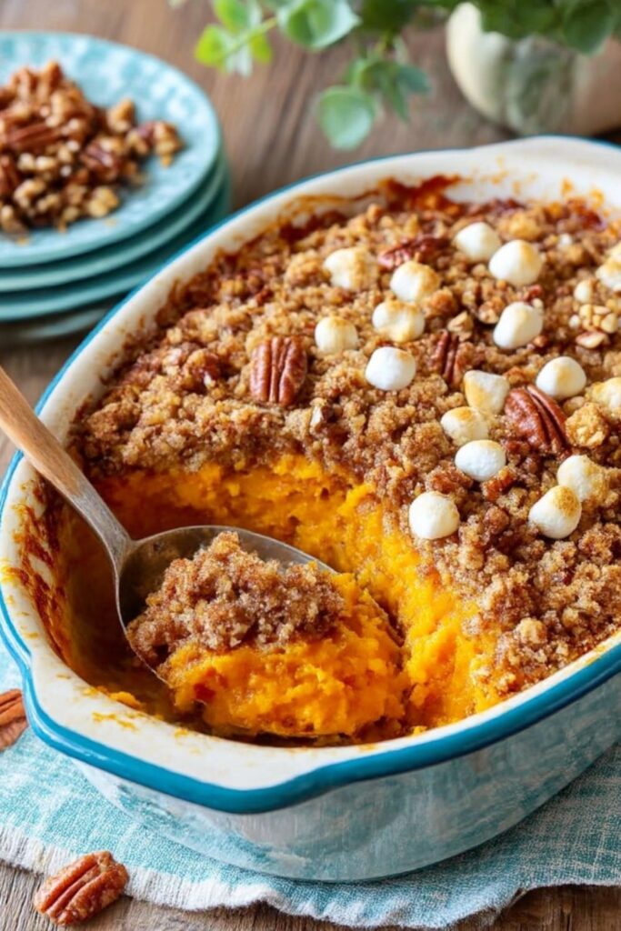 Sweet Potato Casserole with Marshmallows Recipe