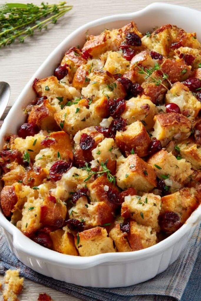 Apple-Cranberry Stuffing Recipe