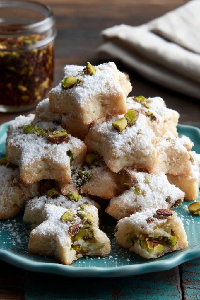 Gesine Prado's Pistachio Star Cookies Recipe