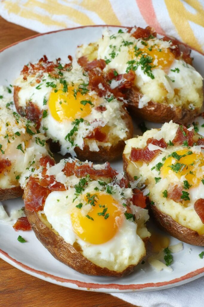 Carbonara Baked Potatoes Recipe