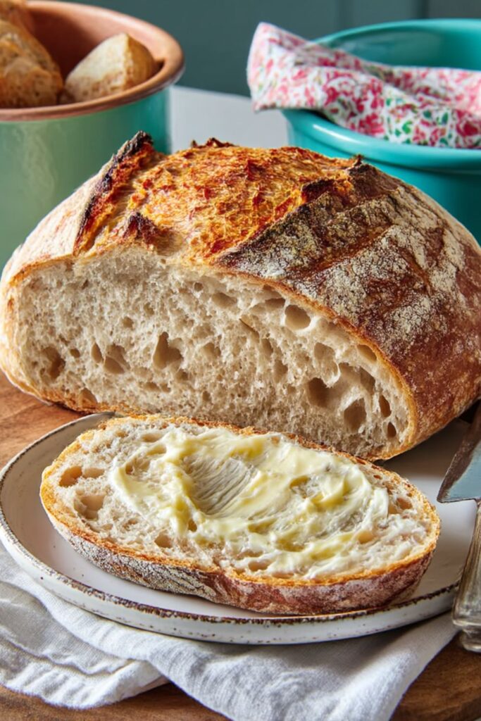No-Knead Bread (Boule) Recipe
