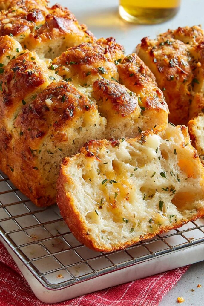Pull-Apart Garlic Bread Recipe