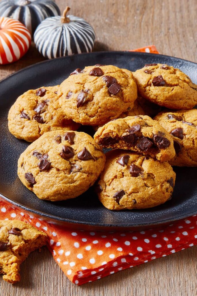 Pumpkin Chocolate Chip Cookies Recipe