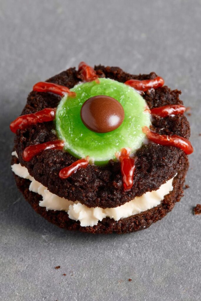 Sandwich Cookie Eyeballs Recipe