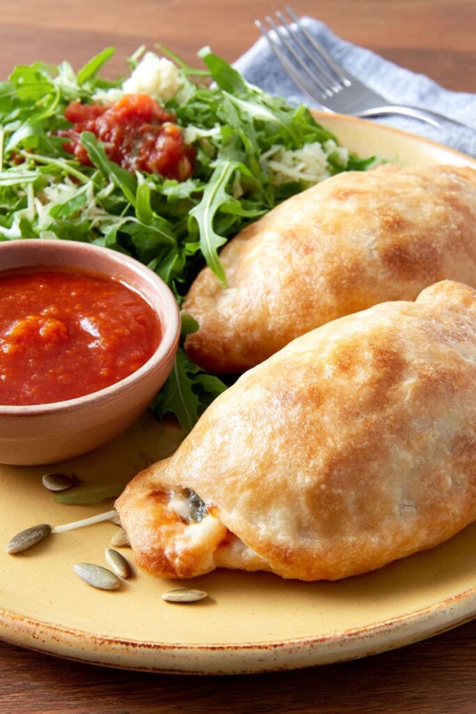 Spinach-Artichoke Calzones Recipe