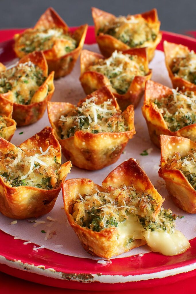 Spinach Artichoke Cups Recipe