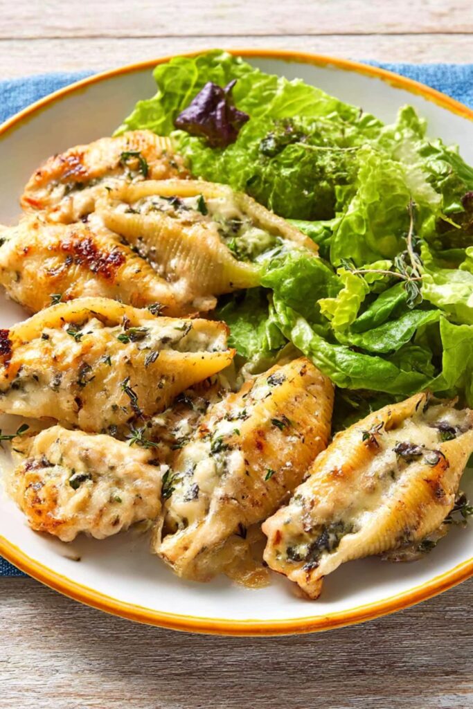 Spinach and Mushroom Stuffed Shells Recipe