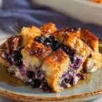 Blueberry Lemon French Toast Casserole Overnight Recipe