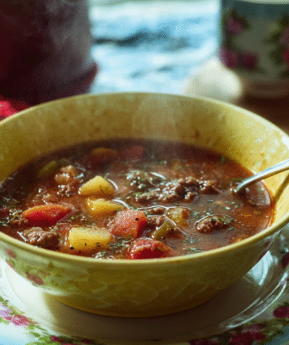 Pioneer Woman Hamburger Soup Recipe