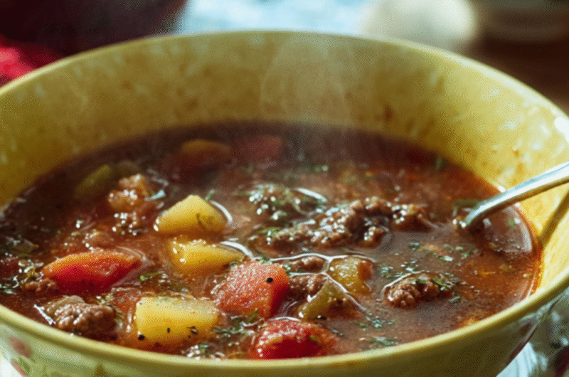 Pioneer Woman Hamburger Soup Recipe