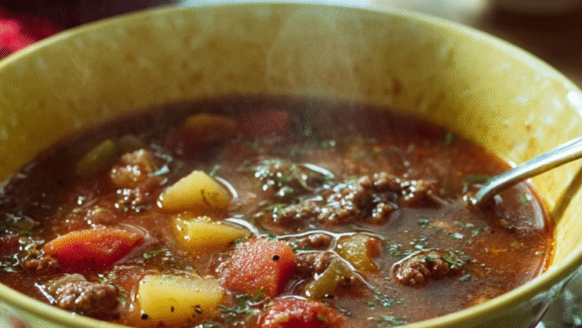 Pioneer Woman Hamburger Soup Recipe