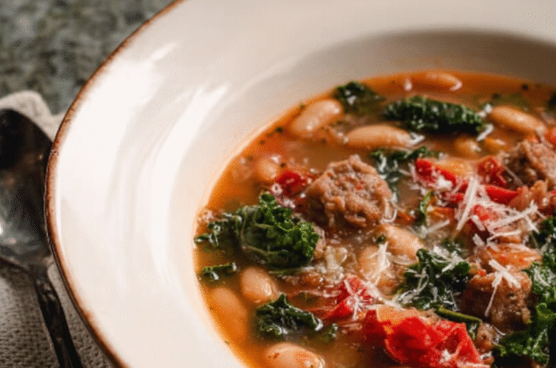 Pioneer Woman Sausage Kale White Bean Soup Recipe
