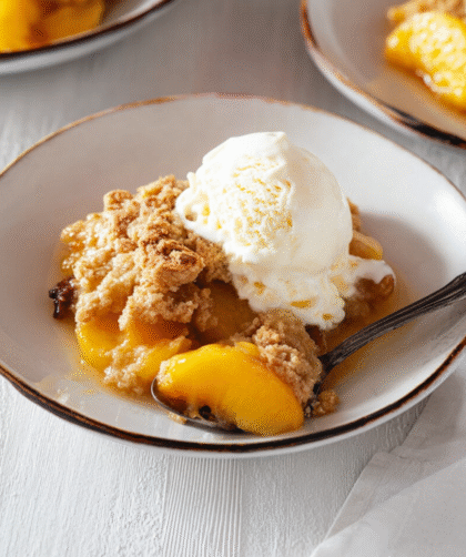 Pioneer Woman Peach Cobbler With Canned Peaches Recipe