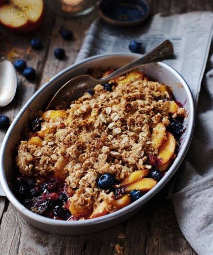 Pioneer Woman Blueberry Nectarine Crisp Recipe