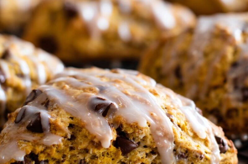 Pumpkin Spice Chocolate Chip Scones Recipe