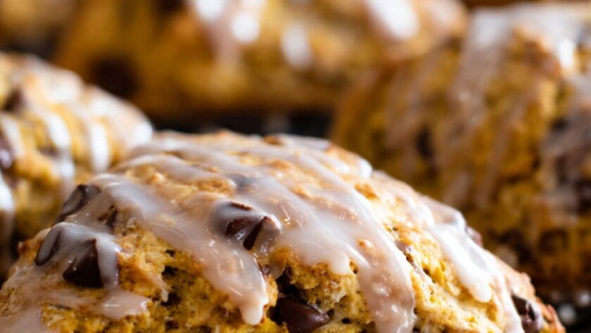 Pumpkin Spice Chocolate Chip Scones Recipe