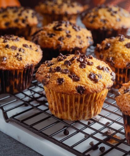 Pumpkin Chocolate Chip Muffins Recipe