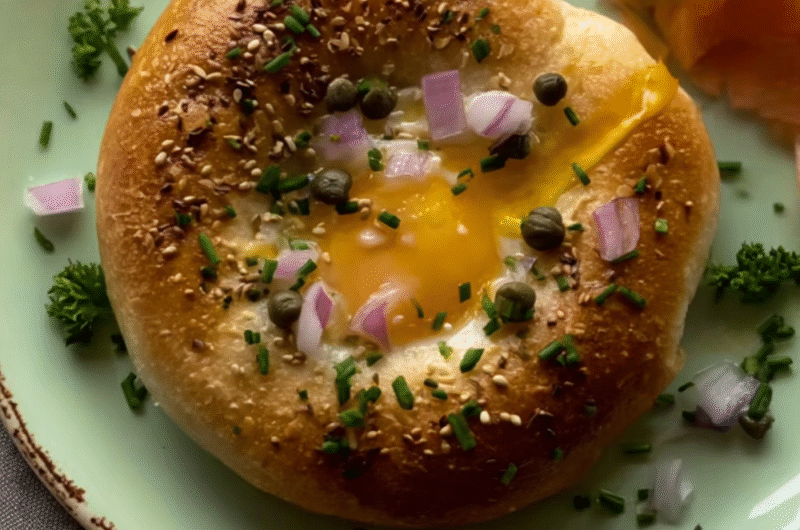 Pioneer Woman Bagel Egg In A Hole Recipe