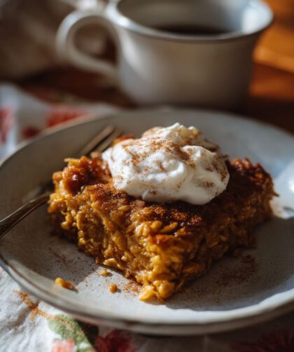 Baked Pumpkin Oatmeal Recipe