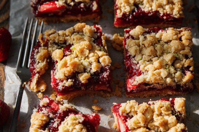 Pioneer Woman Strawberry Cobbler Squares Recipe