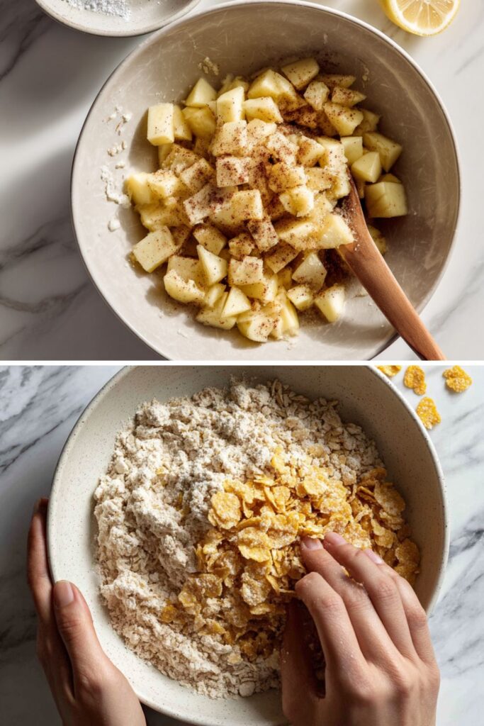 Butterscotch-Cornflake Apple Crisp Recipe