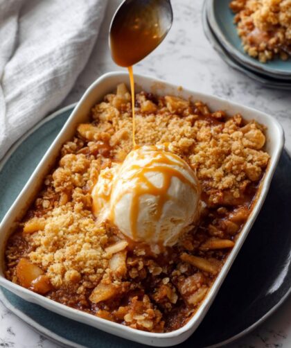 Butterscotch-Cornflake Apple Crisp Recipe