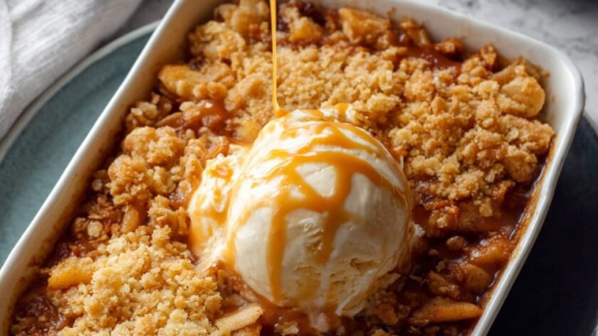Butterscotch-Cornflake Apple Crisp Recipe
