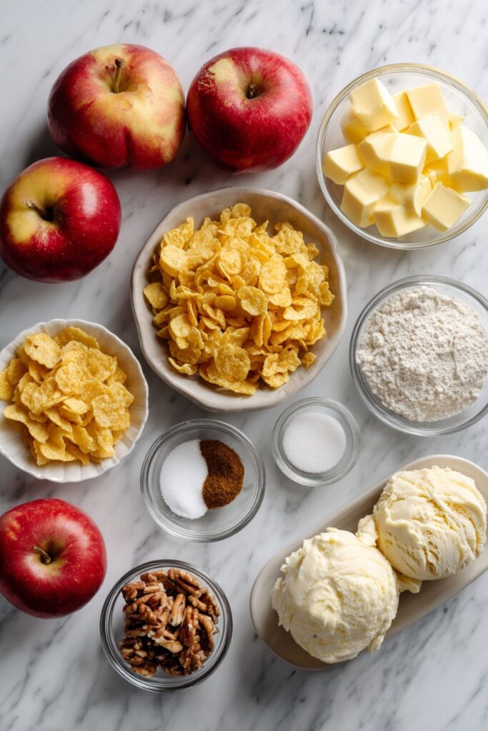 Butterscotch-Cornflake Apple Crisp Recipe