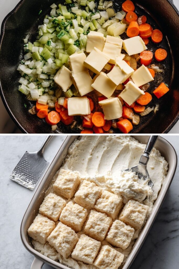 Beef and Herbed Biscuit Pot Pie Recipe
