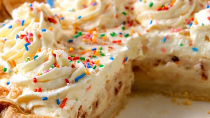 Birthday Cake Pie Recipe