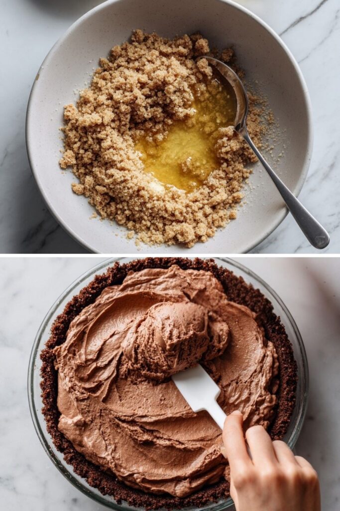 Caramel-Chocolate-Pecan Ice Cream Pie Recipe