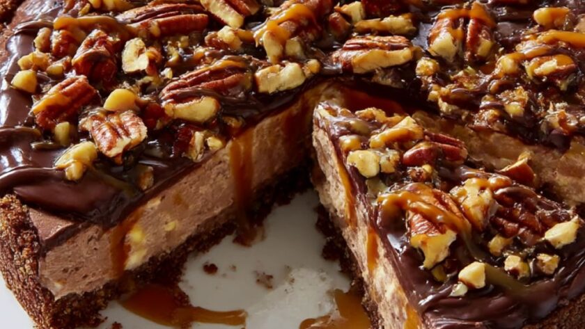 Caramel-Chocolate-Pecan Ice Cream Pie Recipe
